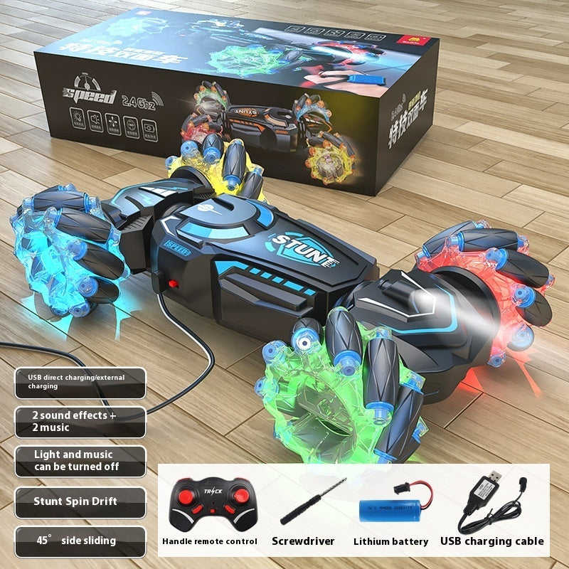 24g Charging Stunt Double-sided Car RC Gesture Remote Control Car Toy