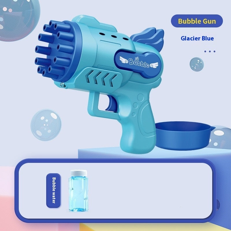 Porous Bubble Gun Handheld Electric Bubble Maker Children's Toys