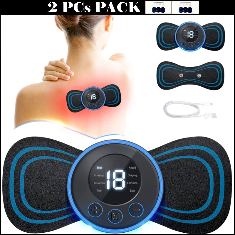 Mini Electric Massage Sticks with 8 Modes and 19 Intensity Levels