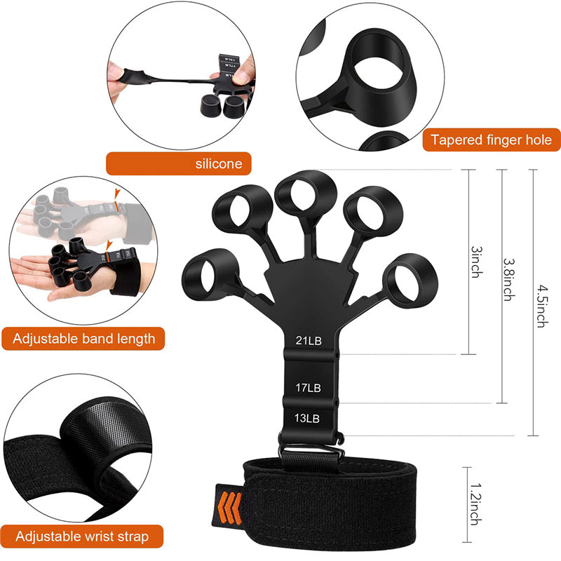Finger Trainer Comfortable And Easy Grip Hand Strengthener