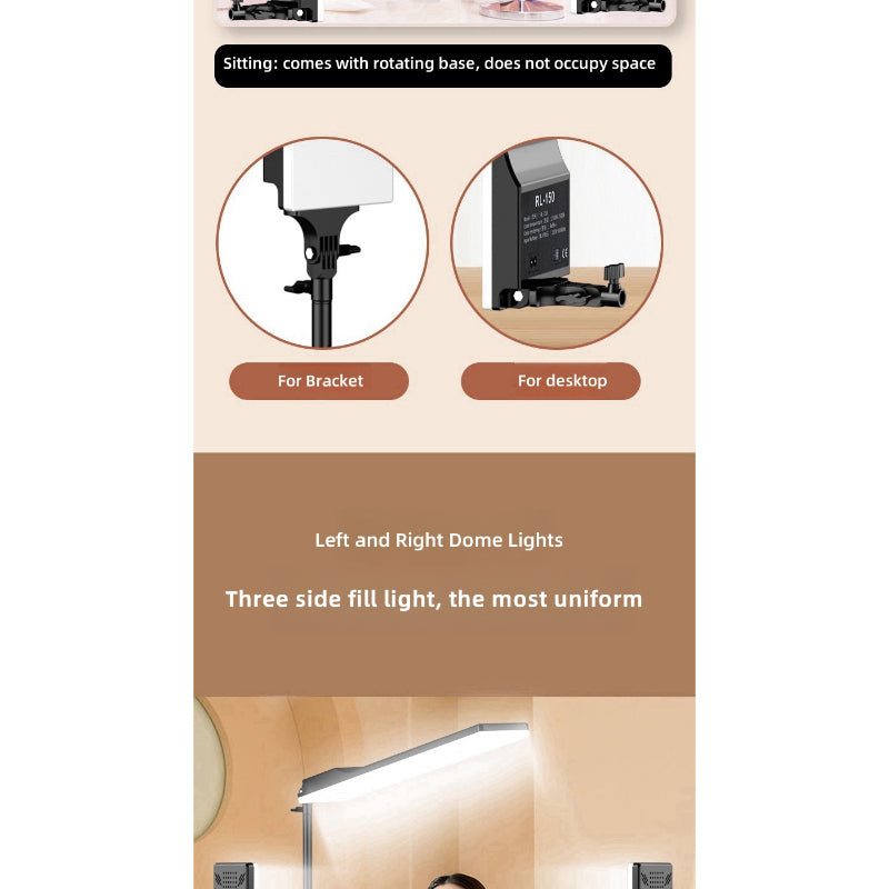 RL-100 Studio LED Light Panel – Adjustable Color Temperature & Brightness with Remote Control