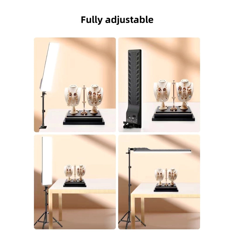RL-100 Studio LED Light Panel – Adjustable Color Temperature & Brightness with Remote Control