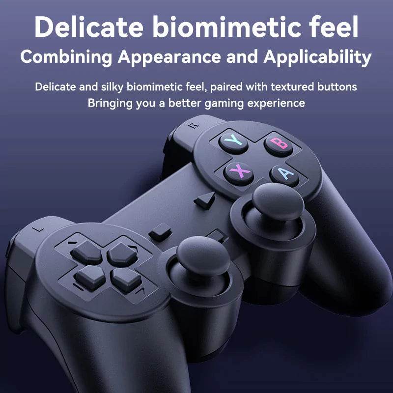 Plug & Play M33 4K Retro GameStick: 64GB, 33,000+ Games w/ Dual Wireless Controllers & 9 Emulators