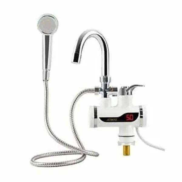 PORTABLE & RECHARGEABLE Electric HEATER WATER FAUCET WITH SHOWER