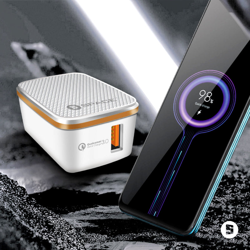 Wall Charger with 3.4A Output + Micro USB Cable